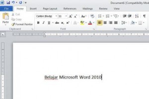 Belajar Microsoft Word
