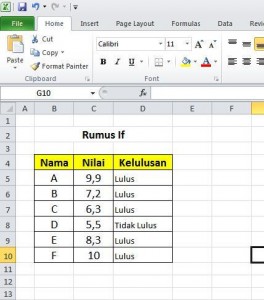 Rumus IF Excel Rumus IF Excel