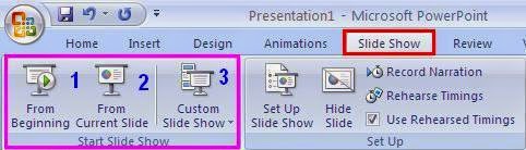Menampilkan Slide Show Presentasi Powerpoint