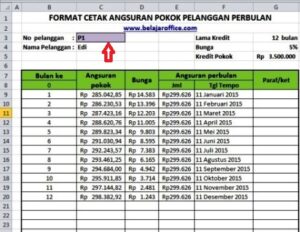 Angsuran Pokok