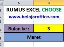 Rumus Excel Choose