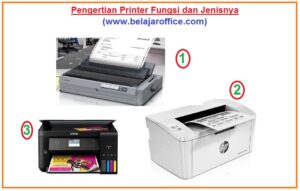 Pengertian Printer Fungsi dan Jenisnya