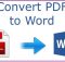 Cara Mengonversi PDF ke Microsoft Word